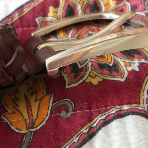 MK Leather Weave Belt - Picture 7 of 7